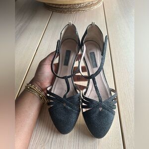 Sarah Jessica Parker Chic Black Strappy Heels for Women